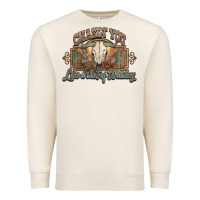 Sandshell Chasin you like a shot of whiskey bull skull Premium Sweatshirt - HowdyJamesFarm