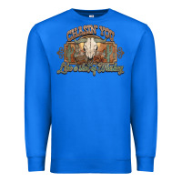 True Royal Chasin you like a shot of whiskey bull skull Premium Sweatshirt - HowdyJamesFarm