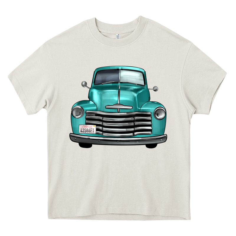 Western Truck Front View Heavy Core Tee by FaDigitalArtStudio | Teevron
