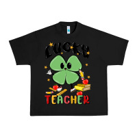 Black lucky teacher Urban Heavy Tee - MaliasSmallBusiness