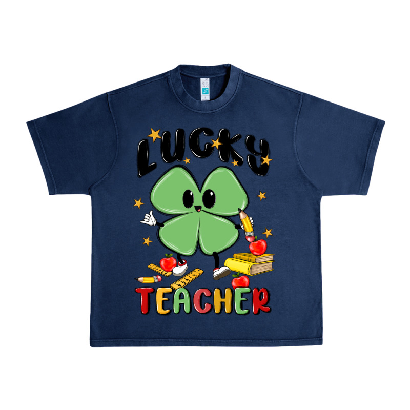 Lucky Teacher Urban Heavy Tee by MaliasSmallBusiness | Teevron