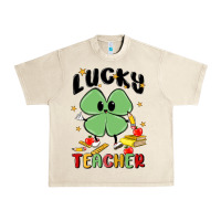 Sandshell lucky teacher Urban Heavy Tee - MaliasSmallBusiness