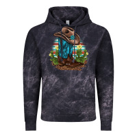 Cloud Black western boots and hat cactus leopard serape pattern Vintage Hoodie - BarkalooDesign