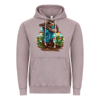 Vintage Zinc western boots and hat cactus leopard serape pattern Vintage Hoodie - BarkalooDesign