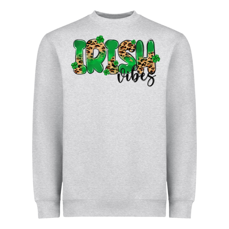 ırısh Vibes Heavyweight Sweatshirt by MaliasSmallBusiness | Teevron