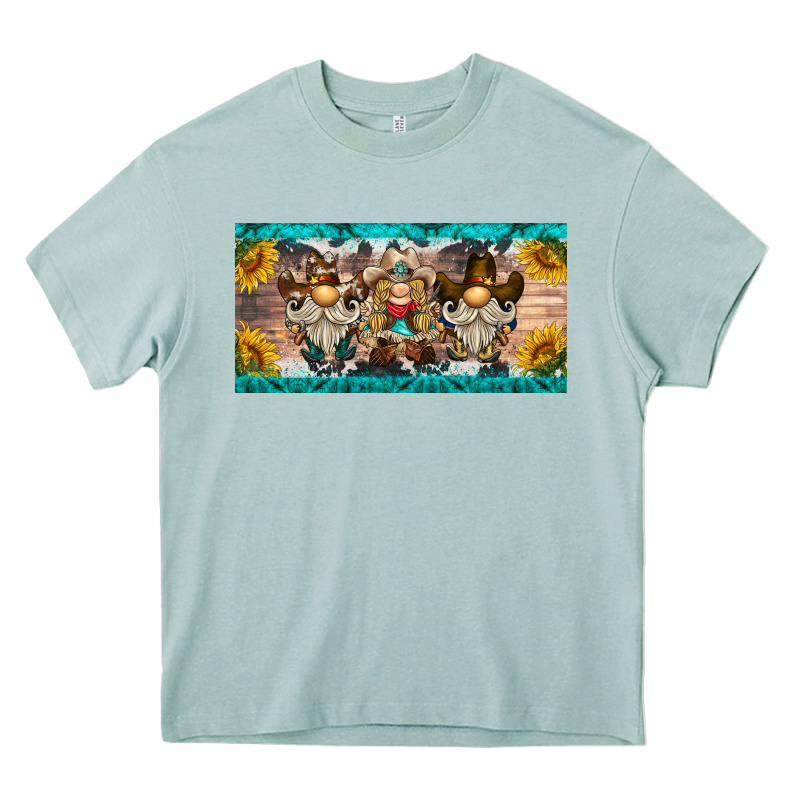Western Gnome License Plate Heavy Core Tee by BarkalooDesign | Teevron