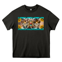Asphalt western gnome license plate Heavy Core Tee - BarkalooDesign