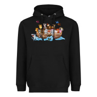 Black noahs ark Heavyweight Hoodie - texasbilliewilder