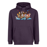 Plum noahs ark Heavyweight Hoodie - texasbilliewilder