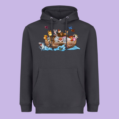 Noahs Ark Heavyweight Hoodie Designed By Texasbilliewilder