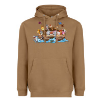 Toasted Coconut noahs ark Heavyweight Hoodie - texasbilliewilder