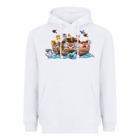 White noahs ark Heavyweight Hoodie - texasbilliewilder