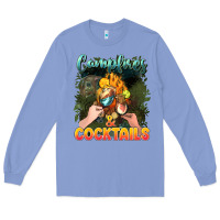 Colony Blue campfirescocktails Long Sleeve Tee - NancyCooperArtShop