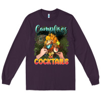 Plum campfirescocktails Long Sleeve Tee - NancyCooperArtShop