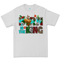 Dove Grey born is the king Premium Tee - AdoDesignShop