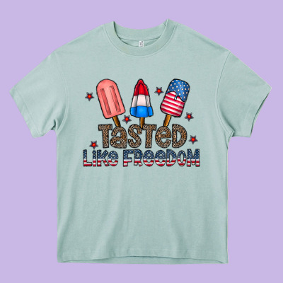 Tasted Like Freedom Heavy Core Tee Designed By Cowhidedigitalart
