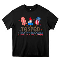 Black tasted like freedom Heavy Core Tee - CowhideDigitalArt