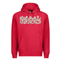 Cardinal retro smiley faces Premium Hoodie - TumblerDesignByShophia