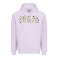 Lilac retro smiley faces Premium Hoodie - TumblerDesignByShophia