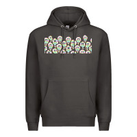 Smoke retro smiley faces Premium Hoodie - TumblerDesignByShophia