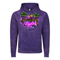 Cloud Purple summer night Vintage Hoodie - NancyCooperArtShop