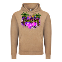 Vintage Coffee summer night Vintage Hoodie - NancyCooperArtShop