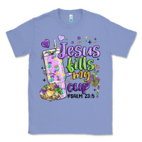 Colony Blue mardi gras jesus fills my cup Classic Tee - MaliasSmallBusiness