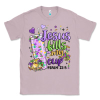 Lilac mardi gras jesus fills my cup Classic Tee - MaliasSmallBusiness
