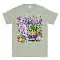 Matcha mardi gras jesus fills my cup Classic Tee - MaliasSmallBusiness