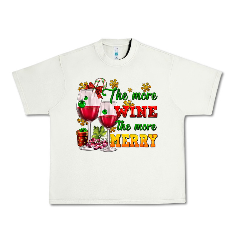 The More Wine The More Merry Urban Heavy Tee by AdoDesignShop | Teevron
