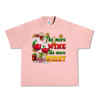 Salmon The more wine the more merry Urban Heavy Tee - AdoDesignShop