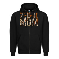 Black football mom Zipper Hoodie - Jasminsmagicworld