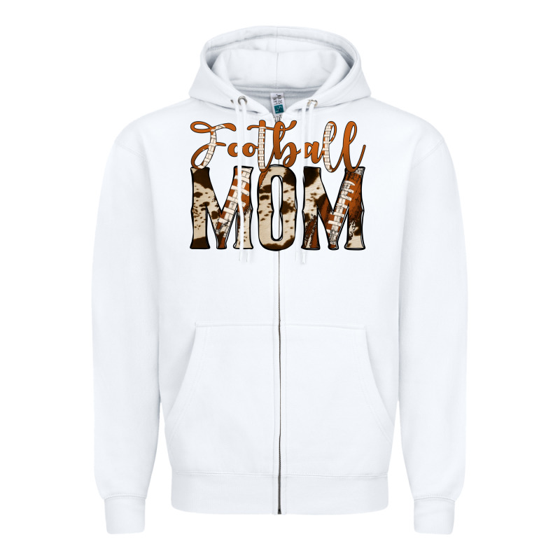 Football Mom Zipper Hoodie by Jasminsmagicworld | Teevron