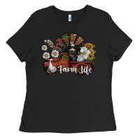 Black farm life Ladies Tee - SublimationCraftShop
