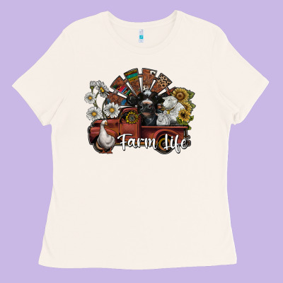 Farm Life Ladies Tee Designed By Sublimationcraftshop
