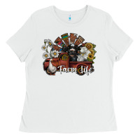 White farm life Ladies Tee - SublimationCraftShop