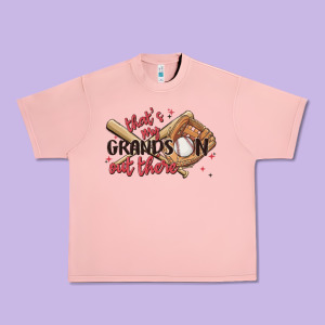 That's My Grandson Out There Urban Heavy Tee Designed By Maliassmallbusiness
