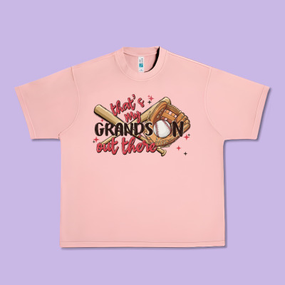 That's My Grandson Out There Urban Heavy Tee Designed By Maliassmallbusiness