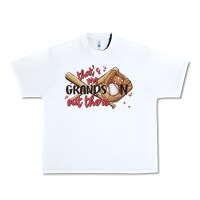 White that's my grandson out there Urban Heavy Tee - MaliasSmallBusiness