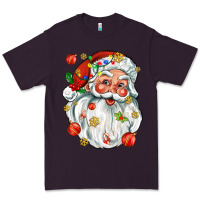 Plum santa with little christmas Premium Tee - AdoDesignShop