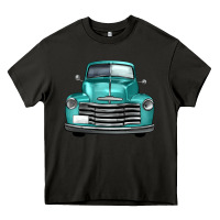 Asphalt western truck front view Heavy Core Tee - FaDigitalArtStudio