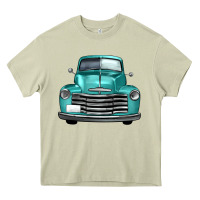 Mossy western truck front view Heavy Core Tee - FaDigitalArtStudio