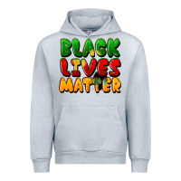 Heather Grey black lives matter Urban Hoodie - FaDigitalArtStudio
