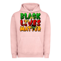 Pigment Salmon black lives matter Urban Hoodie - FaDigitalArtStudio