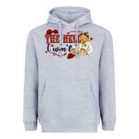 Heather Grey the hell i wont with sassy pinup cowgirl Heavyweight Hoodie - texasbilliewilder
