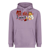 Lavender the hell i wont with sassy pinup cowgirl Heavyweight Hoodie - texasbilliewilder