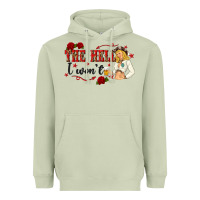 Matcha the hell i wont with sassy pinup cowgirl Heavyweight Hoodie - texasbilliewilder