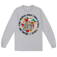 Moon Dust i like murder shows comfy clothes and like 3 peopl Long Sleeve Tee - MaliasSmallBusiness