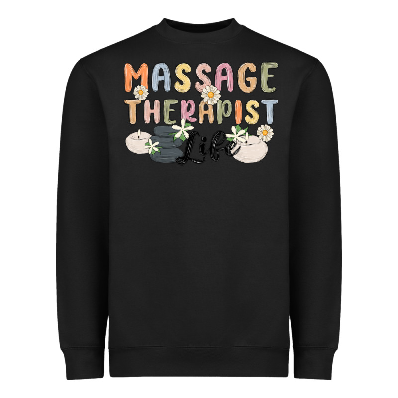 Massage Therapist Life Heavyweight Sweatshirt by MaliasSmallBusiness | Teevron