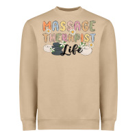 Mushroom massage therapist life Heavyweight Sweatshirt - MaliasSmallBusiness